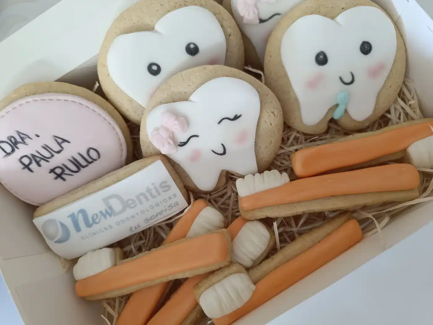 Caja de galletas personalizadas para una empresa o profesional