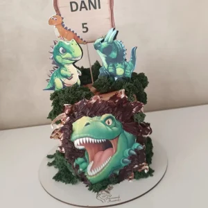 tarta-fondant-para-ponferrada-dinosaurios