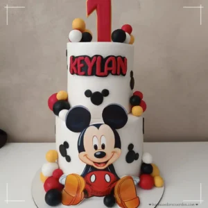 tarta niño mickey mouse dos pisos