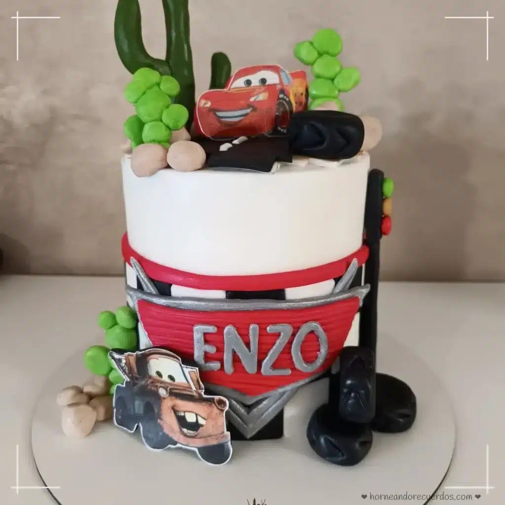 tarta personalizada de rayo macqeen