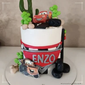 tarta rayo mcqueen