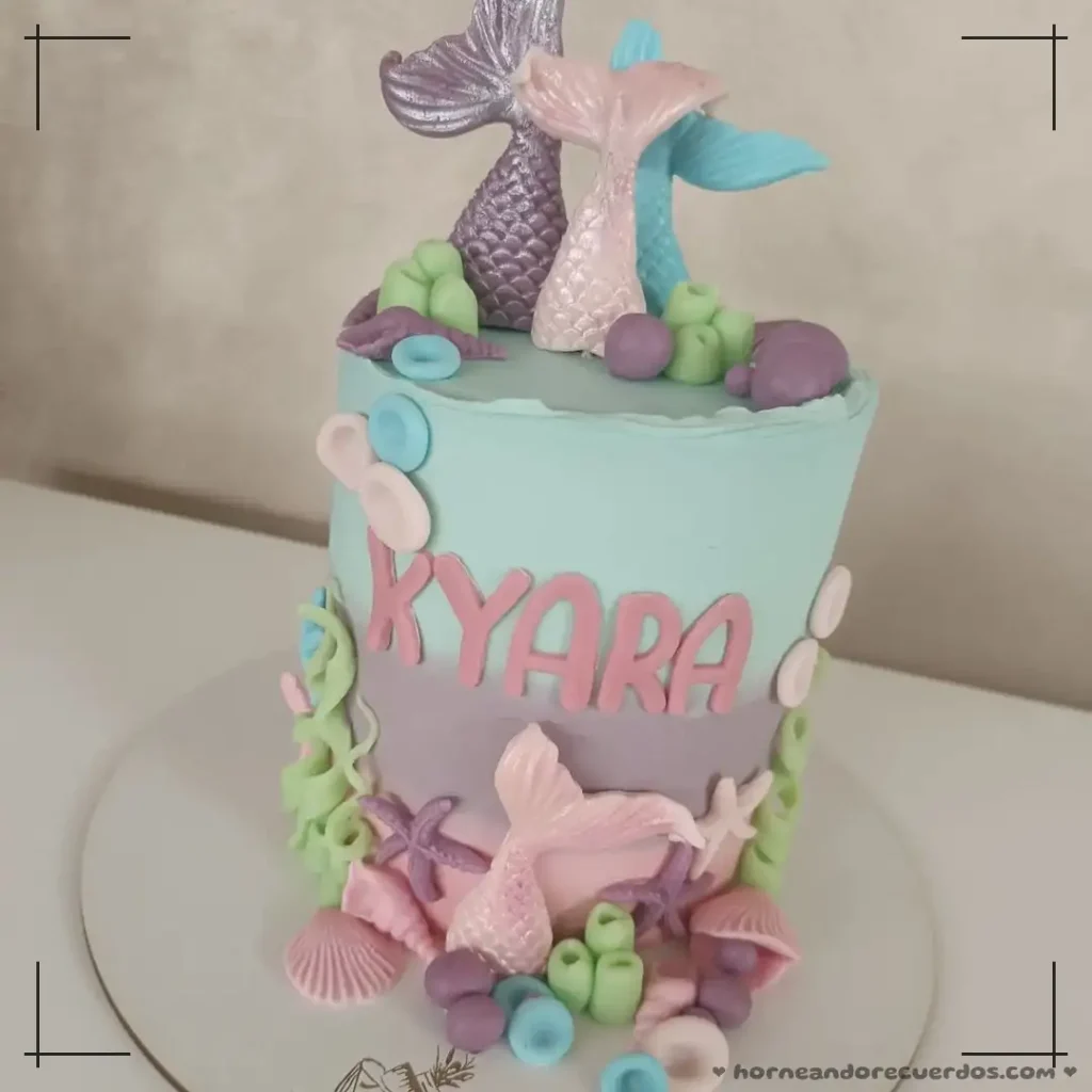 tarta-sirenas-fondant